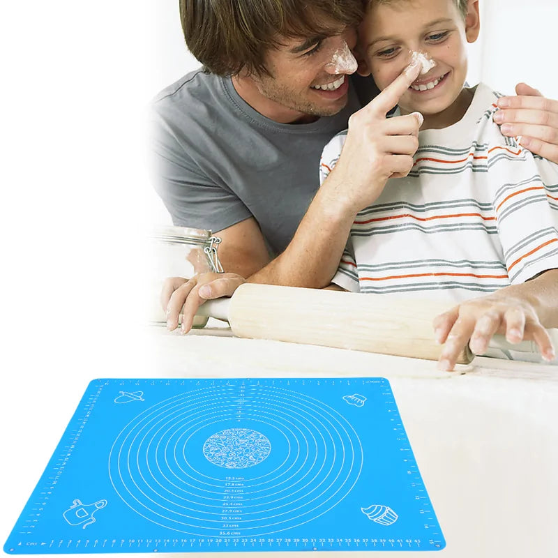 Silicone Non-Stick Baking Mat with Oven Scales