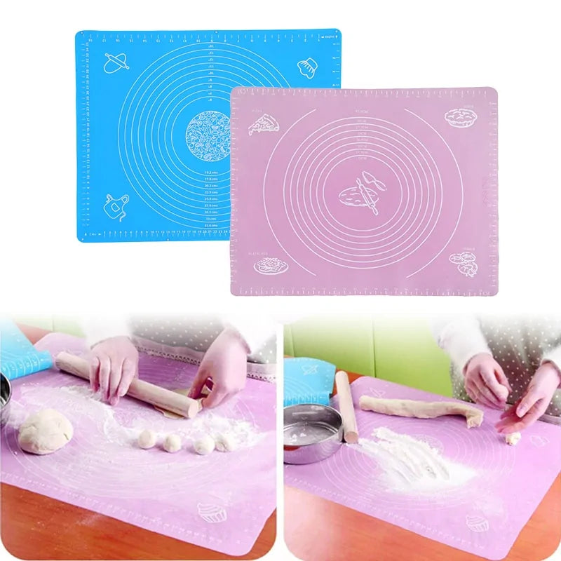 Silicone Non-Stick Baking Mat with Oven Scales